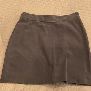 J. Crew Grey Mini Skirt